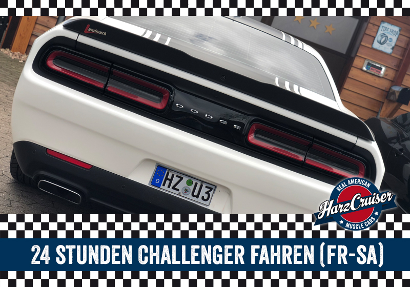 Gutschein: 24 Stunden Dodge Challenger R/T fahren (Fr-Sa)