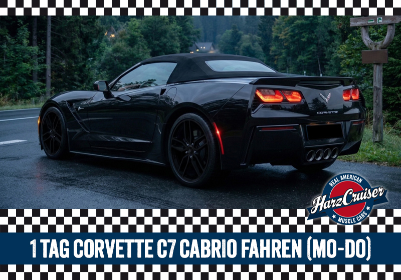 Gutschein: 1 Tag Corvette Cabriolet fahren (Mo-Do)