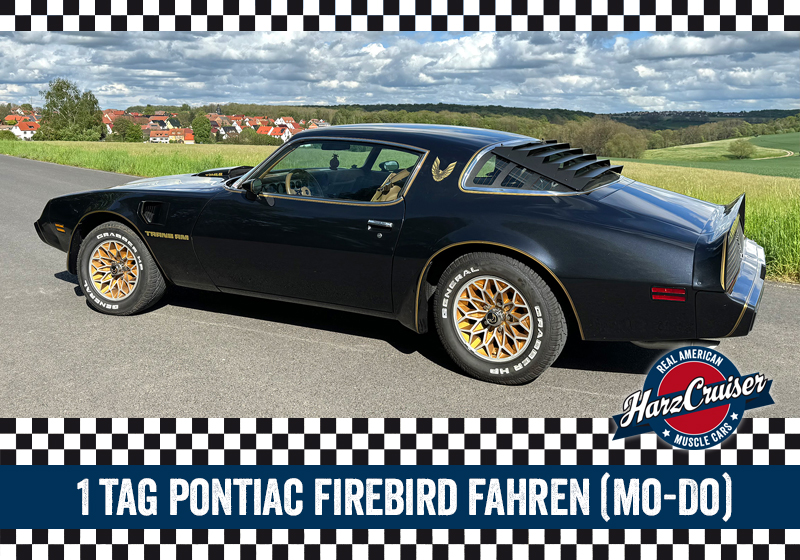 Gutschein: 1 Tag Pontiac Firebird Trans Am fahren (Mo-Do)