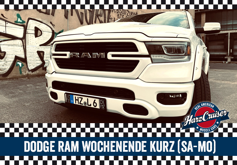 Gutschein: Dodge RAM Wochenende kurz (Sa-Mo)