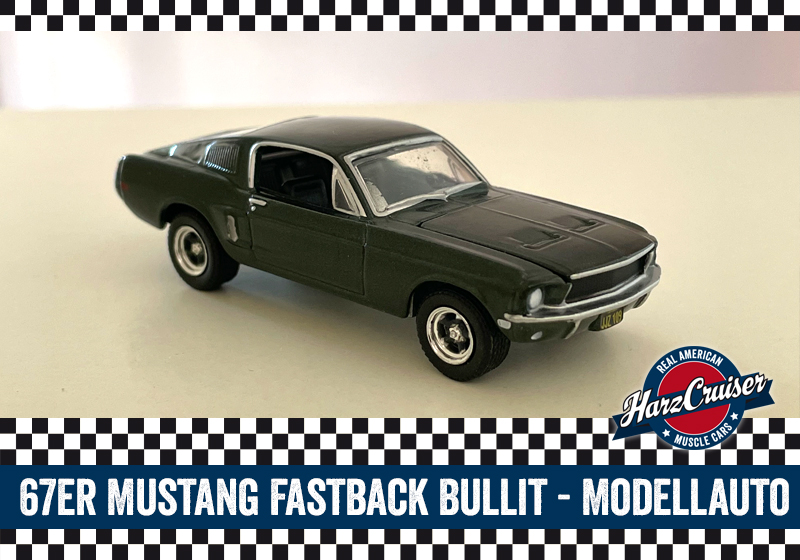 67er Mustang Fastback "Bullitt" Modellauto - perfekt zum dazuschenken