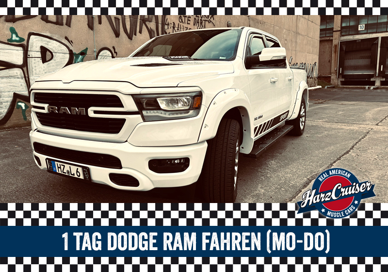 Gutschein: 1 Tag Dodge RAM fahren (Mo-Do) 