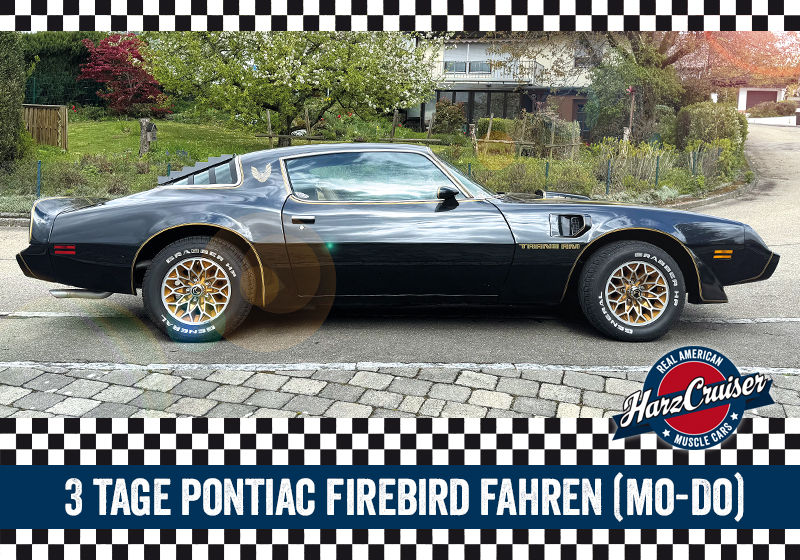 3 Tage Pontiac Firebird Trans Am fahren (Mo-Do)