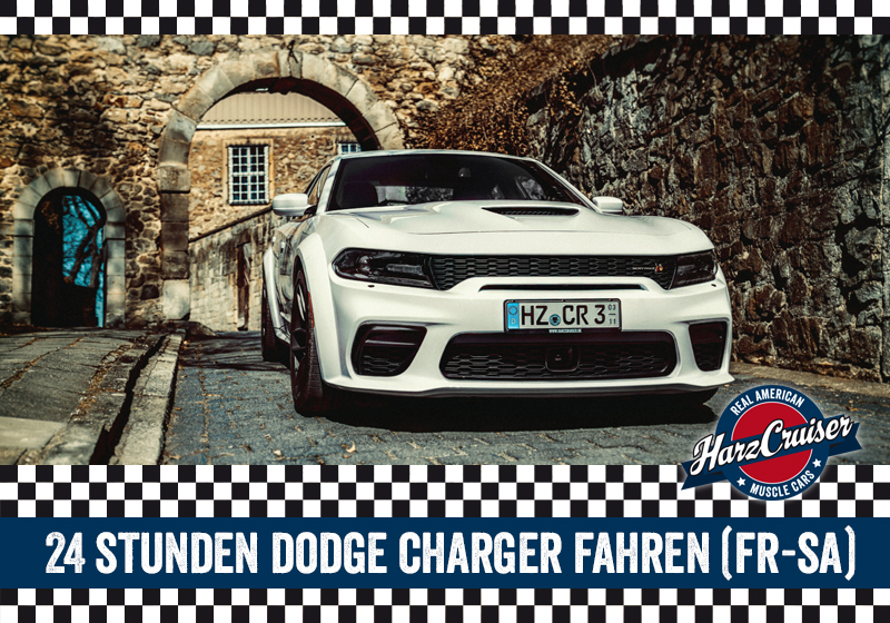 Gutschein: 24 Stunden Dodge Charger SRT8 fahren (Fr-Sa)