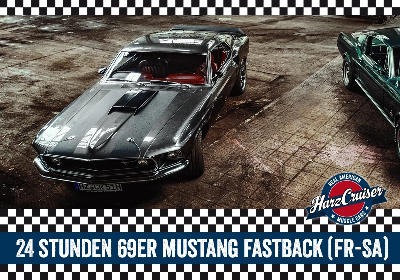 24 Stunden 1969er Mustang Fastback "John Wick" fahren (Fr-Sa)