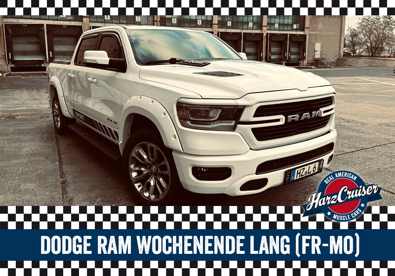 Gutschein: Dodge RAM Wochenende lang (Fr-Mo)