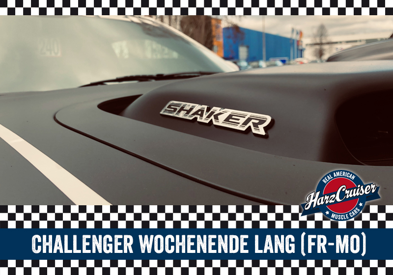 Gutschein: Dodge Challenger R/T Wochenende lang (Freitag-Montag)