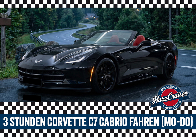 Corvette Cabriolet fahren - 3 Stunden (Mo-Do)