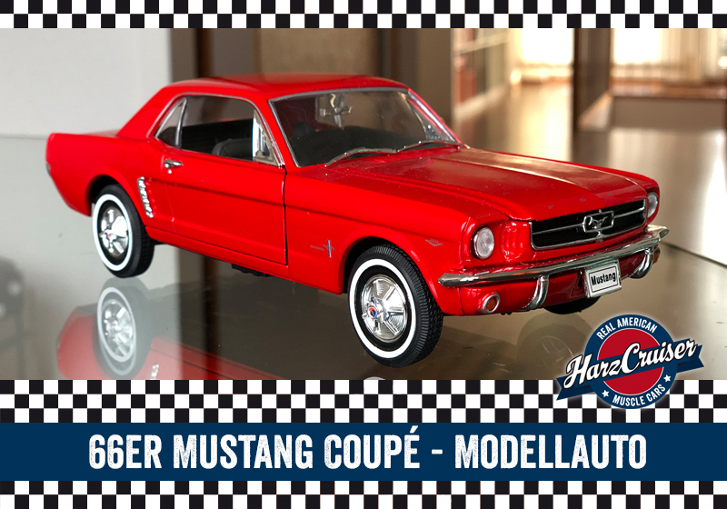 66er Mustang-Oldtimer-Modellauto - perfekt zum dazuschenken