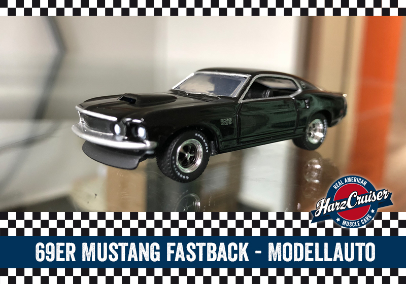69er Mustang Fastback "John Wick" Modellauto - perfekt zum dazuschenken