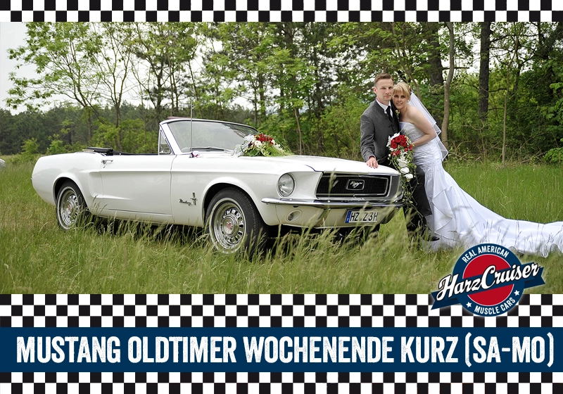Mustang Oldtimer Cabrio Wochenende kurz (Samstag - Montag) 