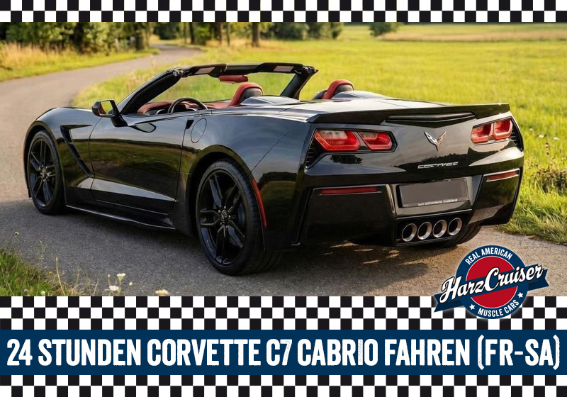 Gutschein: 24 Stunden Corvette Cabriolet fahren (Fr-Sa)
