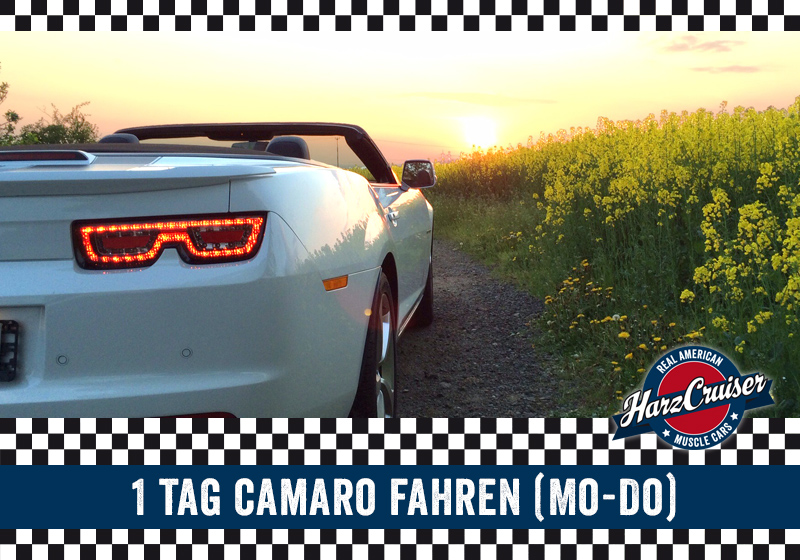 Gutschein: 1 Tag Camaro Cabrio fahren (Mo-Do) 