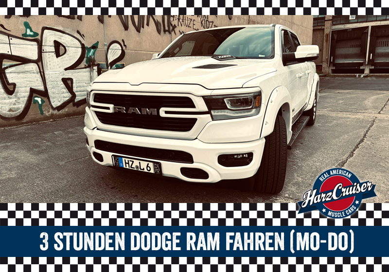  Gutschein: Dodge RAM Intensiv-Schnuppern - 3 Stunden