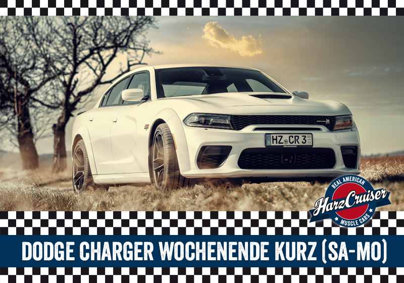 Gutschein: Dodge Charger SRT8 Wochenende kurz (Samstag-Montag)