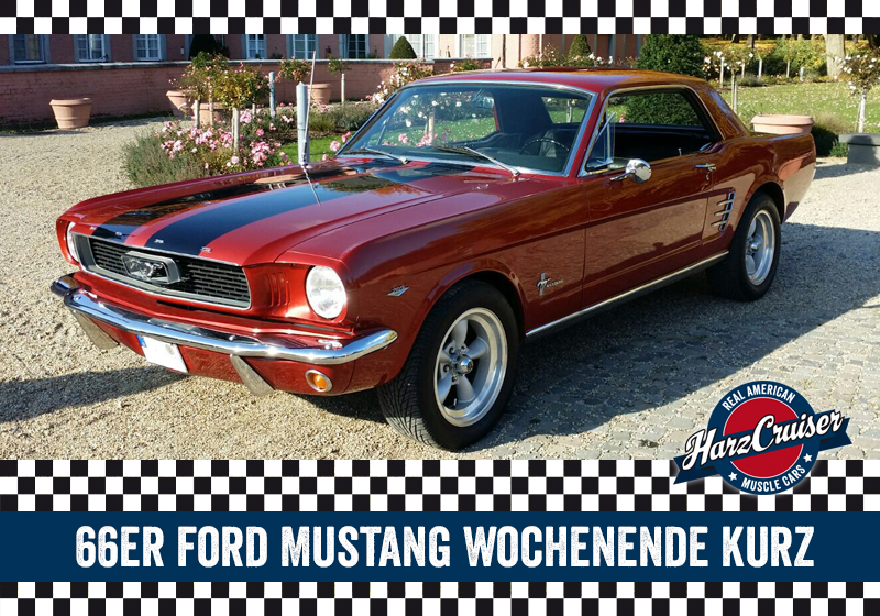 1966er Mustang Coupé Wochenende kurz (Samstag - Montag)