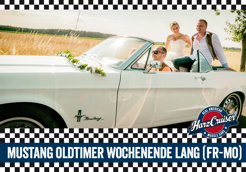 Mustang Oldtimer Cabrio Wochenende lang (Freitag - Montag)