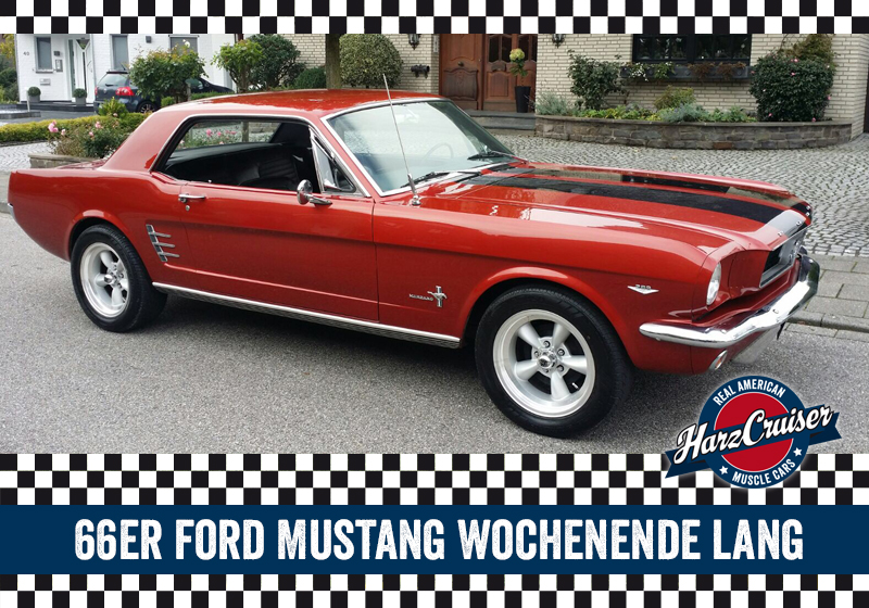 1966er Mustang Coupé Wochenende lang (Freitag - Montag)