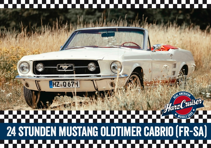  24 Stunden Mustang Oldtimer Cabrio fahren (Fr-Sa)