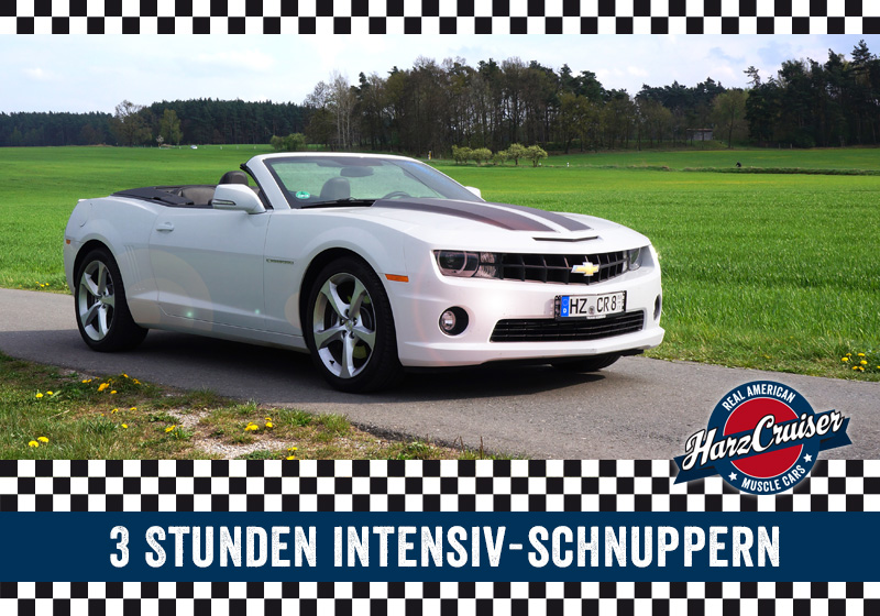 Gutschein: Camaro Cabrio Intensiv-Schnuppern - 3 Stunden 