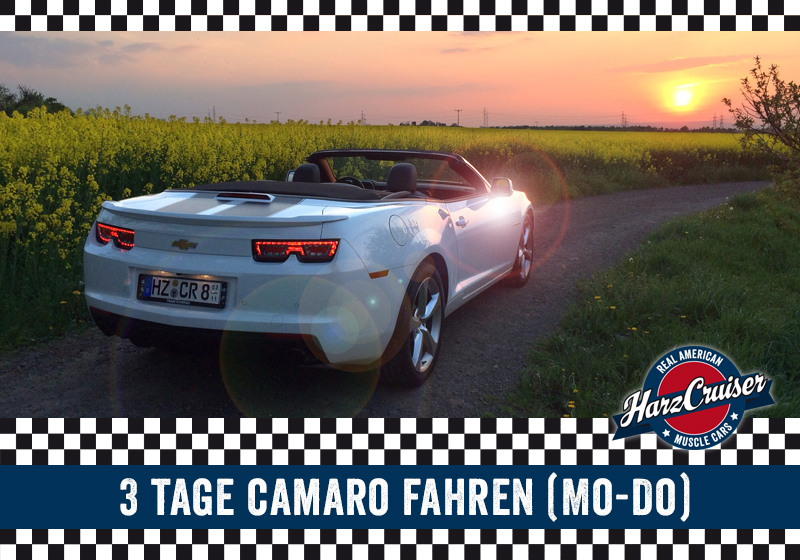 3 Tage Camaro Cabrio fahren (Mo-Do)