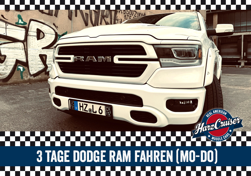  3 Tage Dodge RAM fahren (Mo-Do)