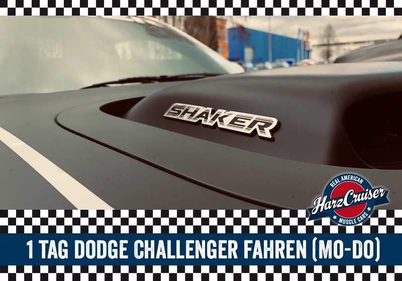Gutschein: 1 Tag Dodge Challenger R/T fahren (Mo-Do)